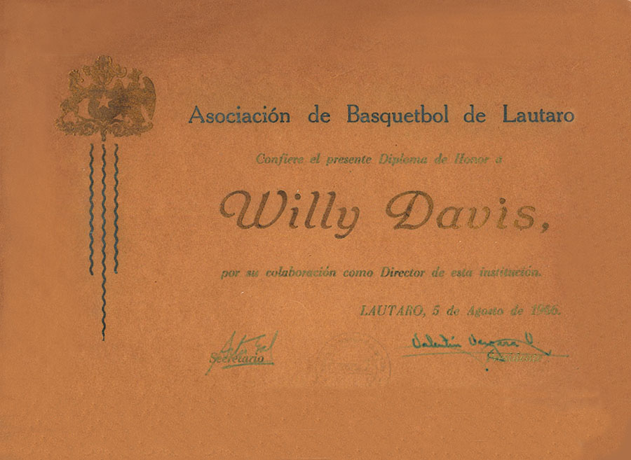 Director de Asociación de Basquetbol de Launtro, Chile